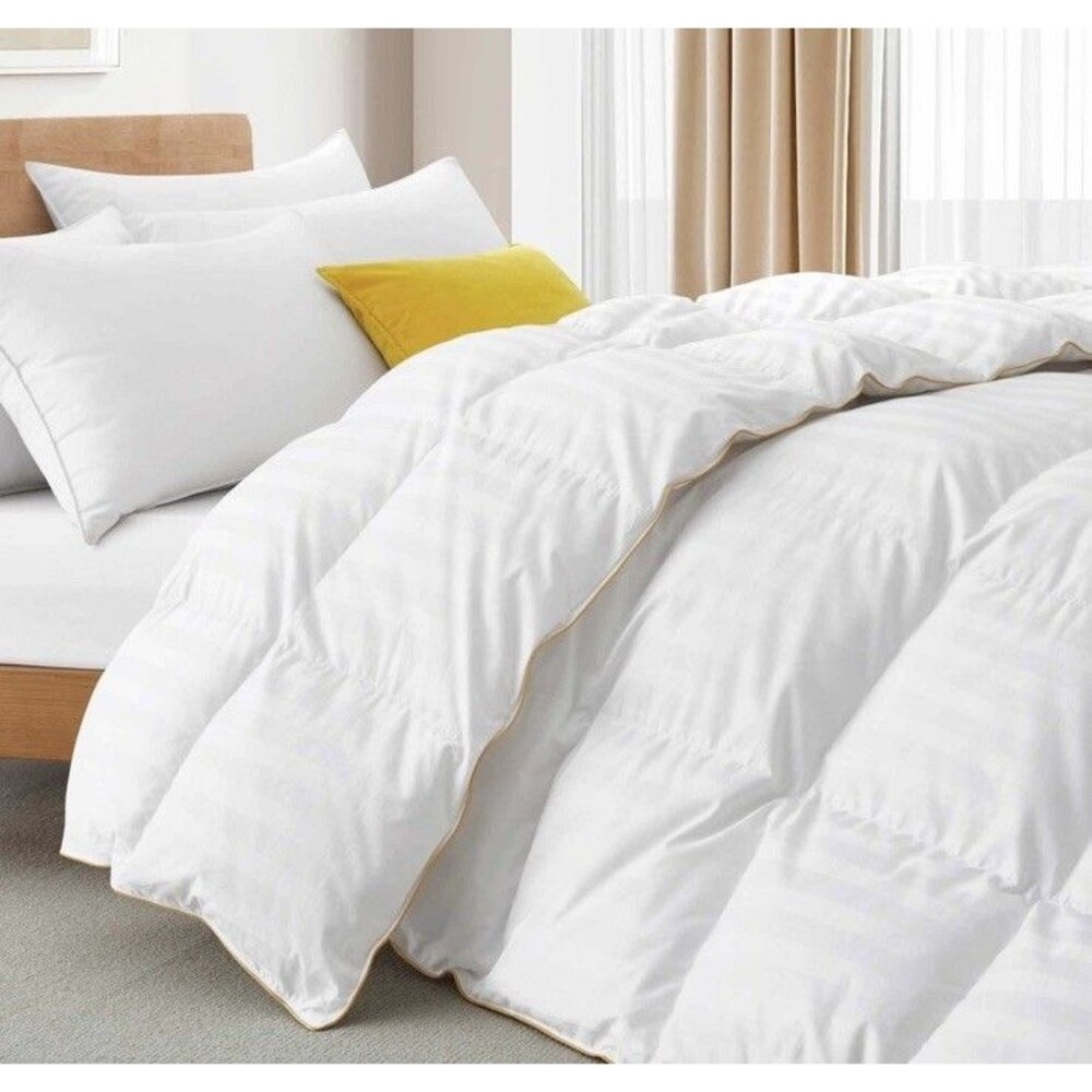 Pure Down Twin  White Goose Feather Down All Seasons Comforter ,Made In Germany